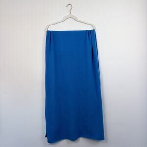 White + Warren Cashmere Oversized Scarf Blue